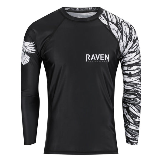 Aerial Assault Men's Long Sleeve Rashguard - Raven Fightwear