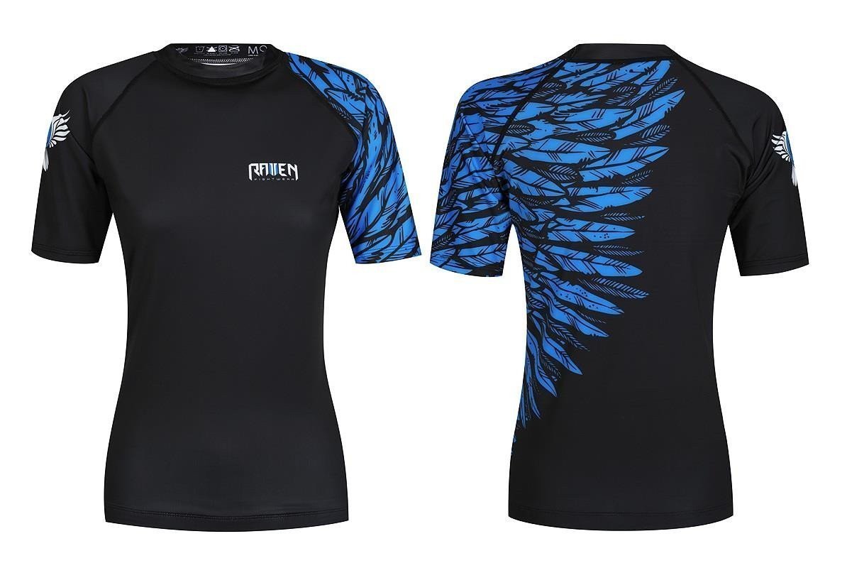 Aerial Assault Women's Short Sleeve Rashguard - Raven Fightwear