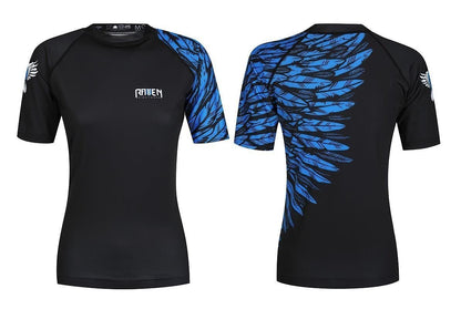 Aerial Assault Women's Short Sleeve Rashguard - Raven Fightwear
