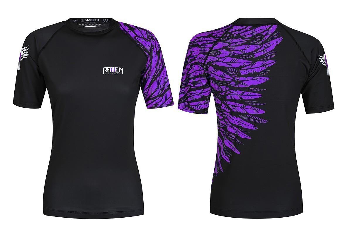 Aerial Assault Women's Short Sleeve Rashguard - Raven Fightwear