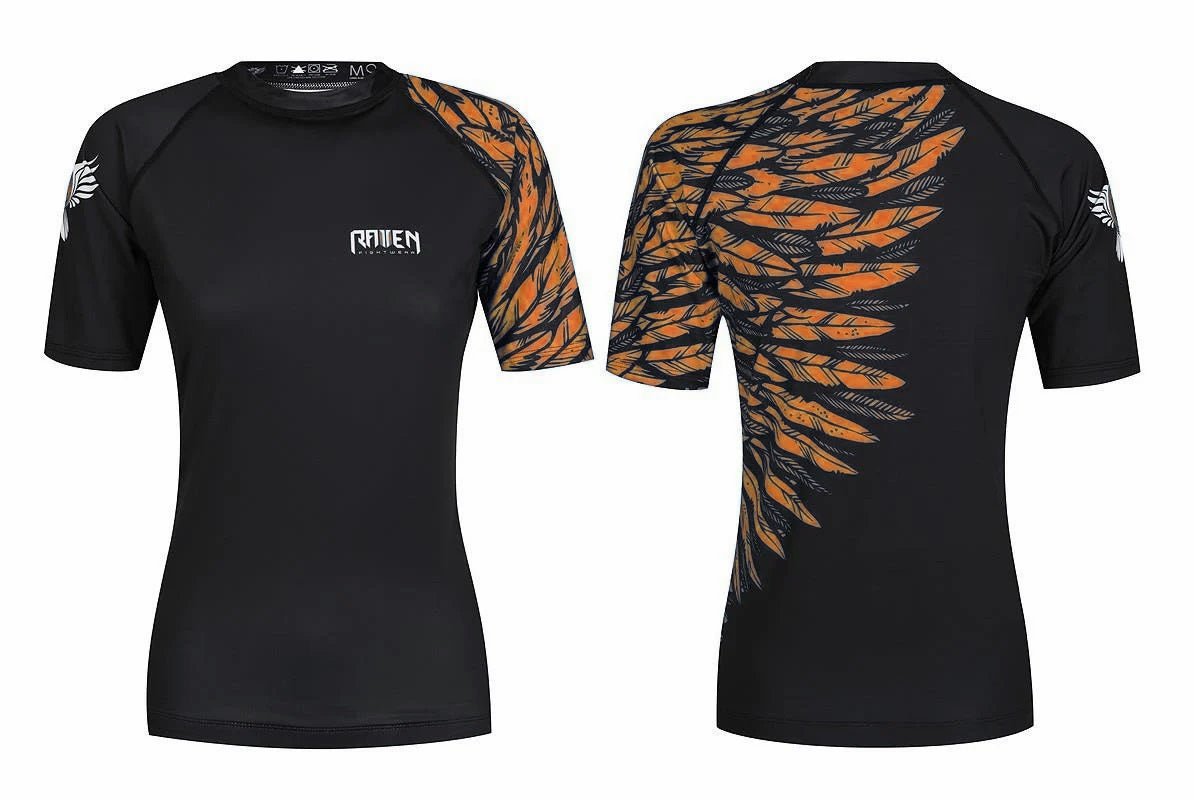 Aerial Assault Women's Short Sleeve Rashguard - Raven Fightwear