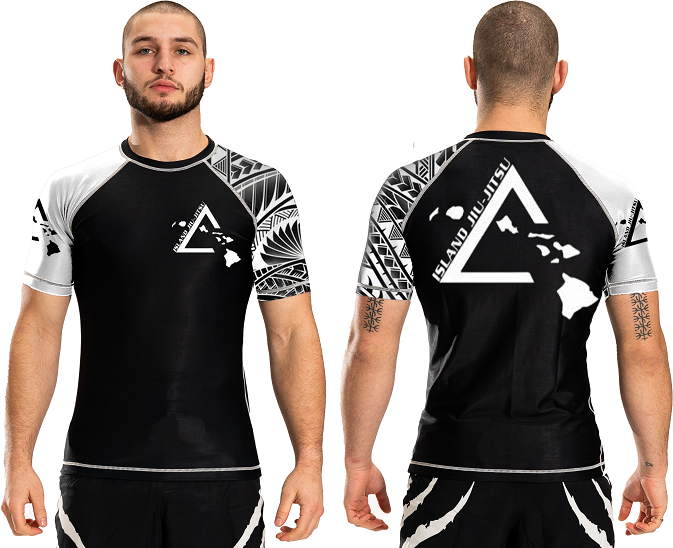 Island Jiu-Jitsu Atlantic Short Sleeve Ranked Team Rashguard
