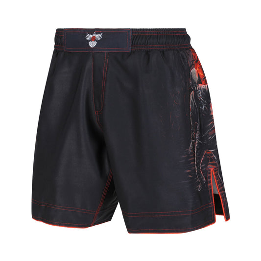 BJJ Horror Nosferatu Men's Hybrid Fight Shorts - Raven Fightwear