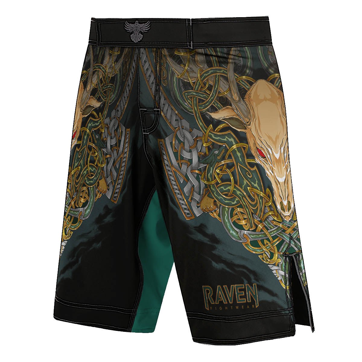 Celtic Men's Fight Shorts - Raven Fightwear