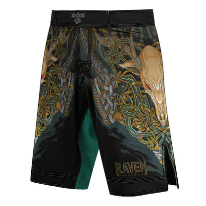 Celtic Men's Fight Shorts - Raven Fightwear