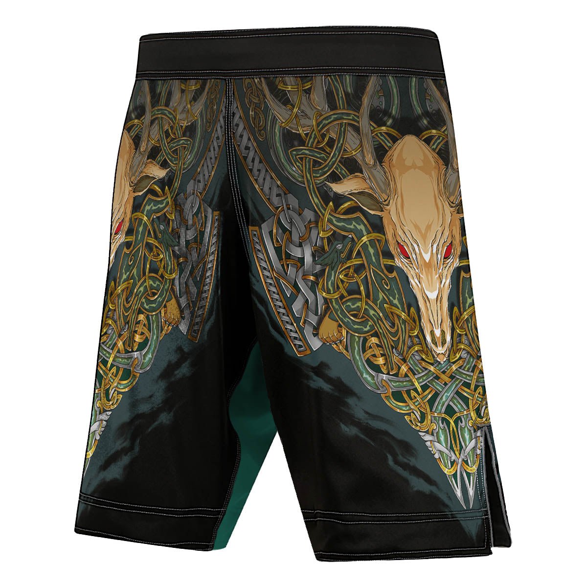 Celtic Men's Fight Shorts - Raven Fightwear