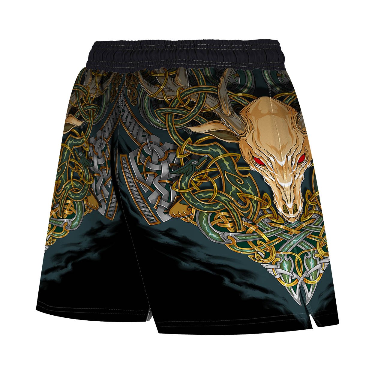 Celtic Men's Hybrid Fight Shorts - Raven Fightwear