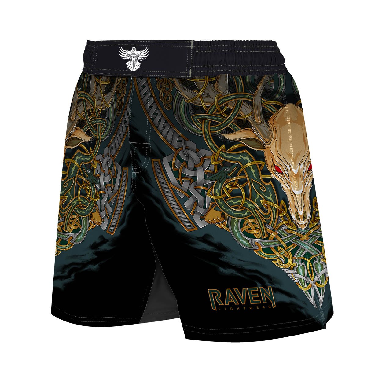 Celtic Men's Hybrid Fight Shorts - Raven Fightwear