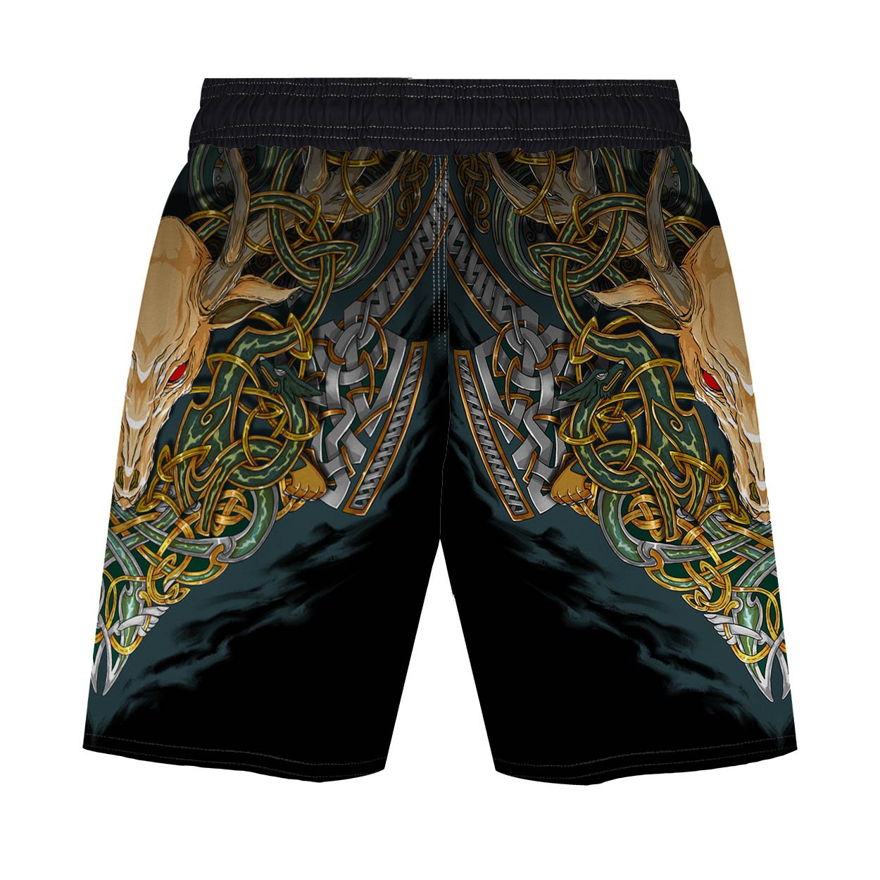 Celtic Men's Hybrid Fight Shorts - Raven Fightwear