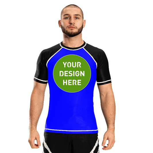 Custom Men's Short Sleeve Rashguard - Raven Fightwear