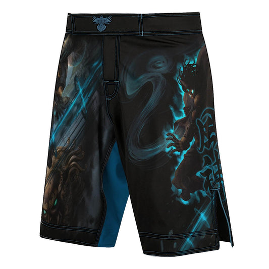 Cyber Fujin Men's Fight Shorts Left Front View