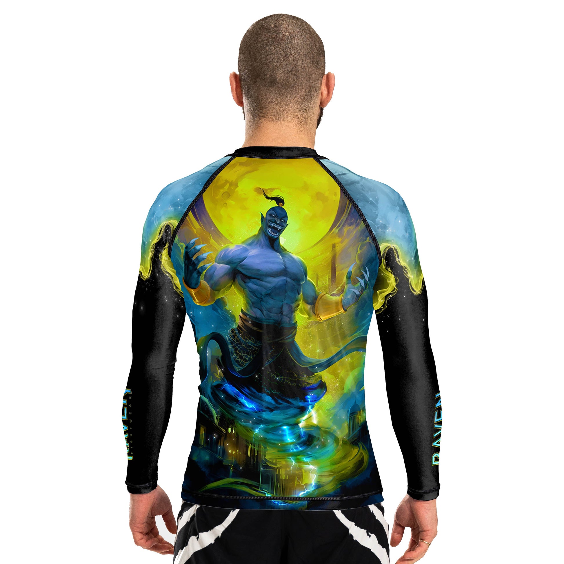 Djinn Men's Long Sleeve Rashguard - Raven Fightwear
