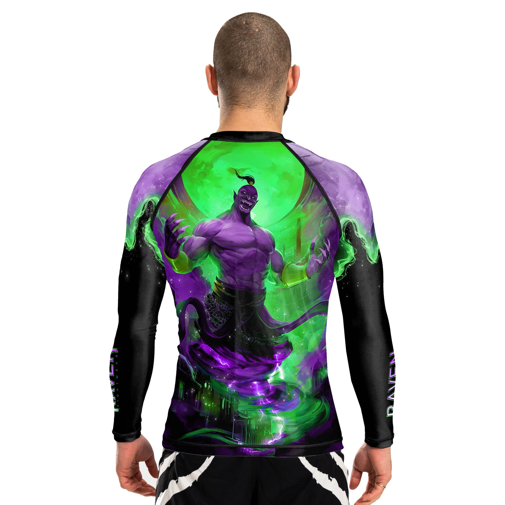 Djinn Men's Long Sleeve Rashguard - Raven Fightwear