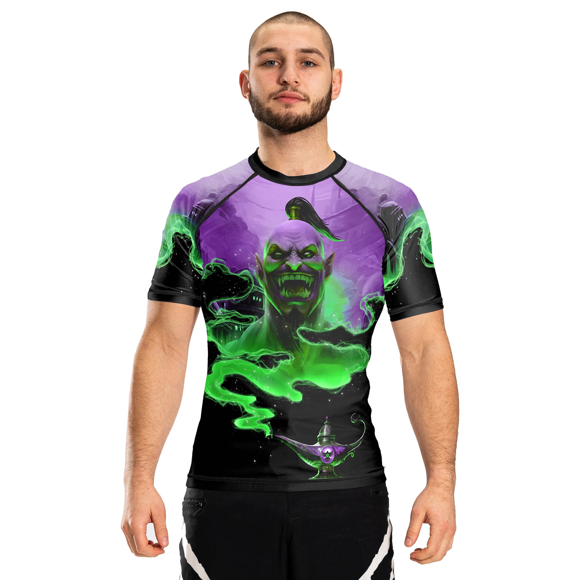 Djinn Men's Short Sleeve Rashguard - Raven Fightwear