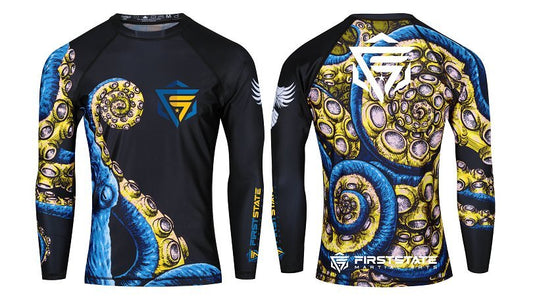 First State Junior Long Sleeve Club Rashguard - Raven Fightwear