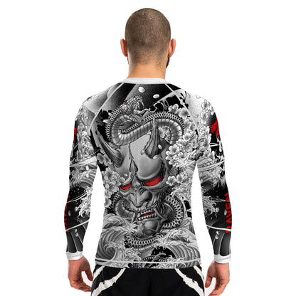Irezumi 3.0 Men's Long Sleeve Rashguard - Raven Fightwear