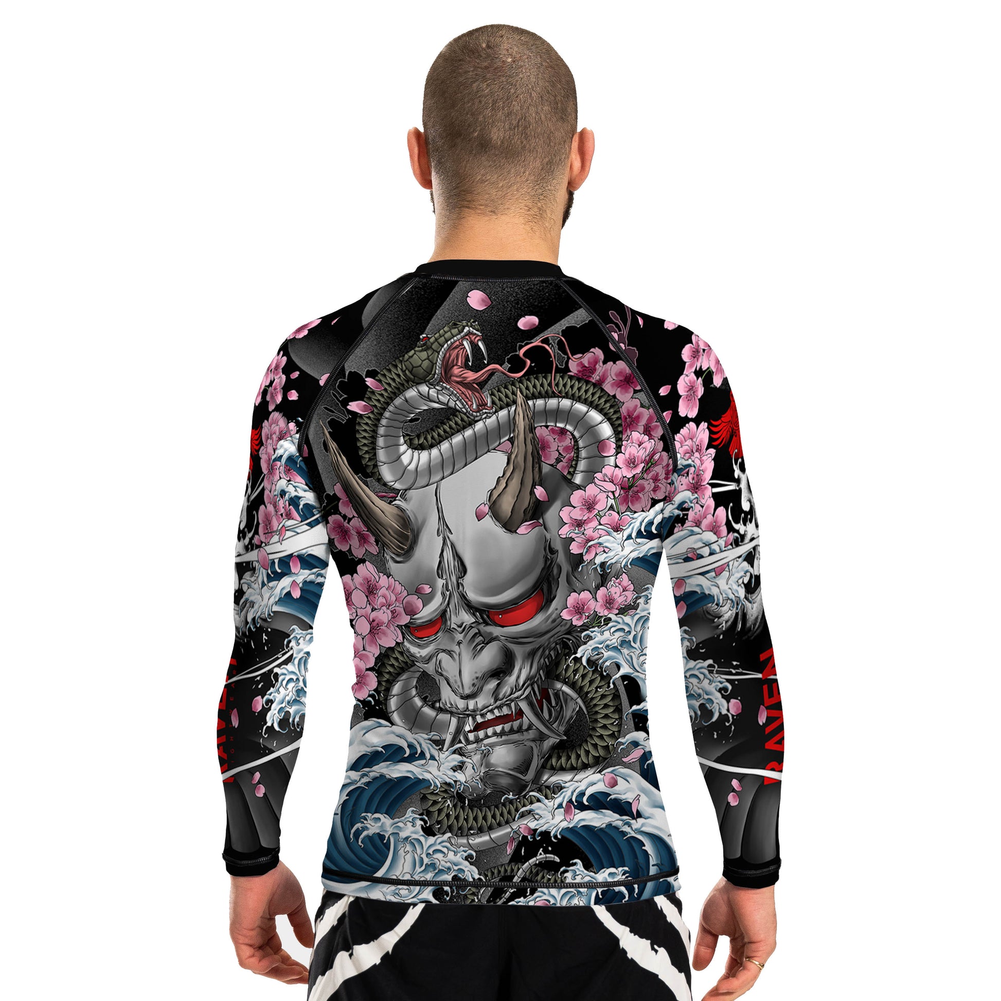 Irezumi 3.0 Men's Long Sleeve Rashguard - Raven Fightwear