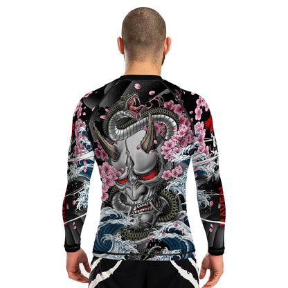 Irezumi 3.0 Men's Long Sleeve Rashguard - Raven Fightwear