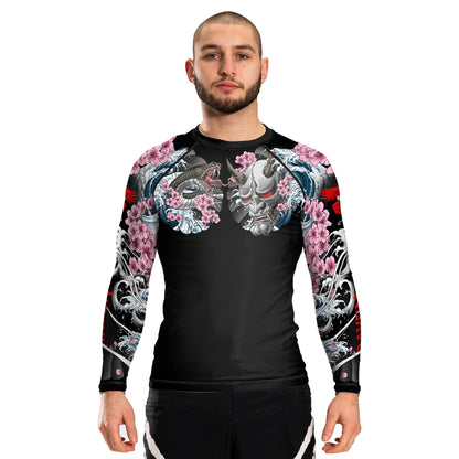 Irezumi 3.0 Men's Long Sleeve Rashguard - Raven Fightwear