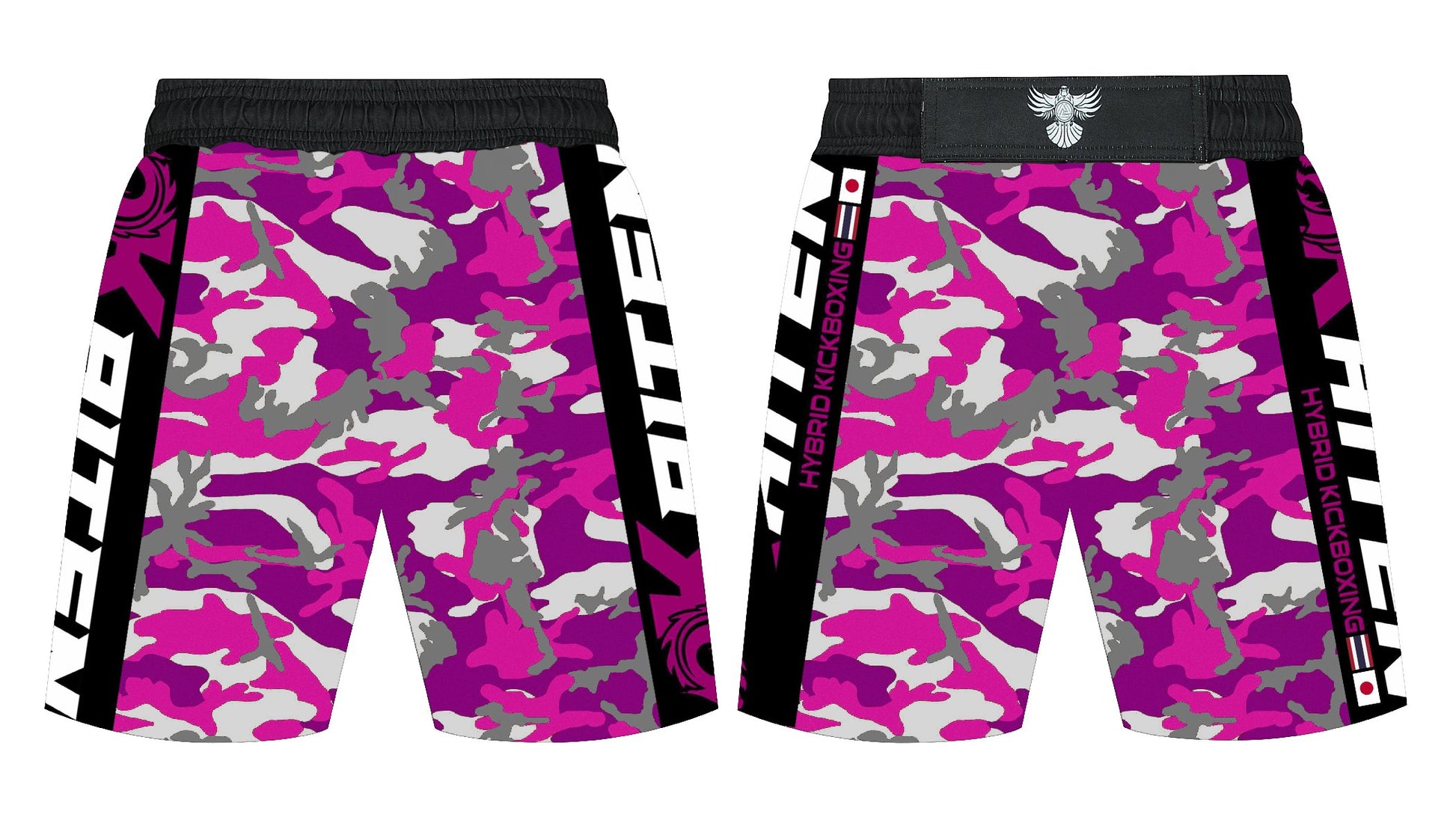 Kaiten Club Shorts - Raven Fightwear