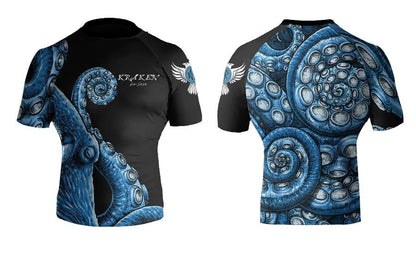 Kraken Jiu Jitsu Club Rashguard - Raven Fightwear