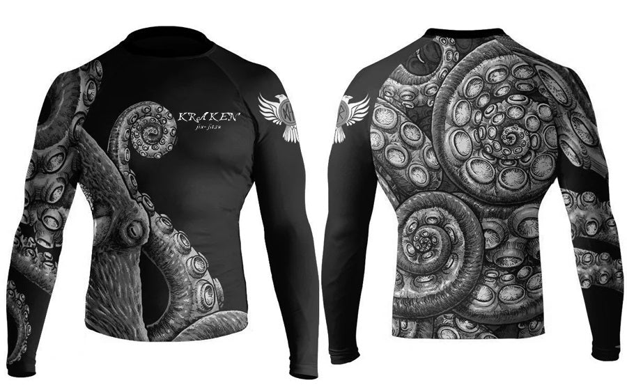 Kraken Jiu Jitsu Club Rashguard (Junior) - Raven Fightwear