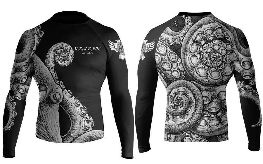 Kraken Jiu Jitsu Club Rashguard (Women's) - Raven Fightwear