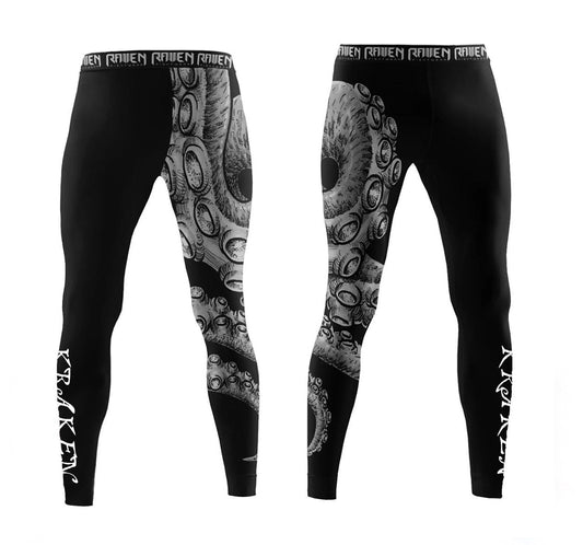Kraken Jiu Jitsu Club Spats - Raven Fightwear
