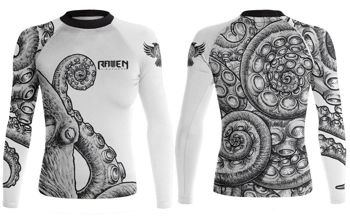 Kraken Women's Long Sleeve Rashguard - Raven Fightwear