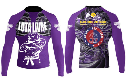Luta Livre Club Junior Long Sleeve Rashguard - Raven Fightwear