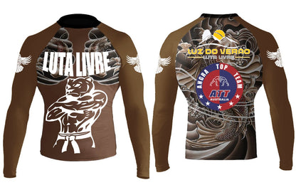 Luta Livre Club Women's Long Sleeve Rashguard - Raven Fightwear