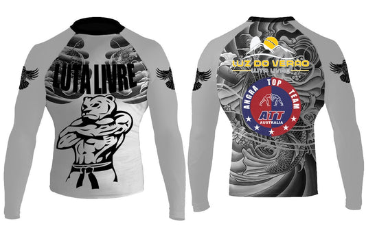 Luta Livre Club Women's Long Sleeve Rashguard - Raven Fightwear