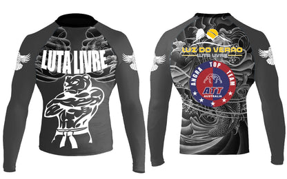 Luta Livre Club Women's Long Sleeve Rashguard - Raven Fightwear