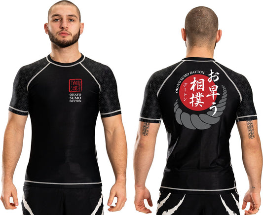 Ohayo Sumo Dayton Women's Club Short Sleeve Rashguard - Raven Fightwear