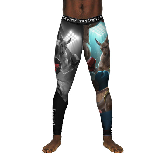 Outback Boxer Men's Spats - Raven Fightwear