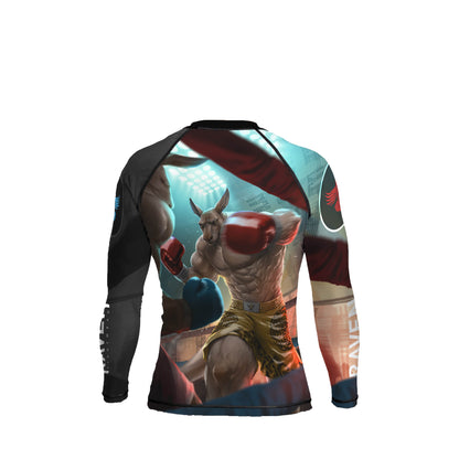 Outback Boxer Women's Long Sleeve Rashguard - Raven Fightwear
