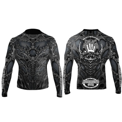Perkins Biomechanical Junior Long Sleeve Rashguard - Raven Fightwear