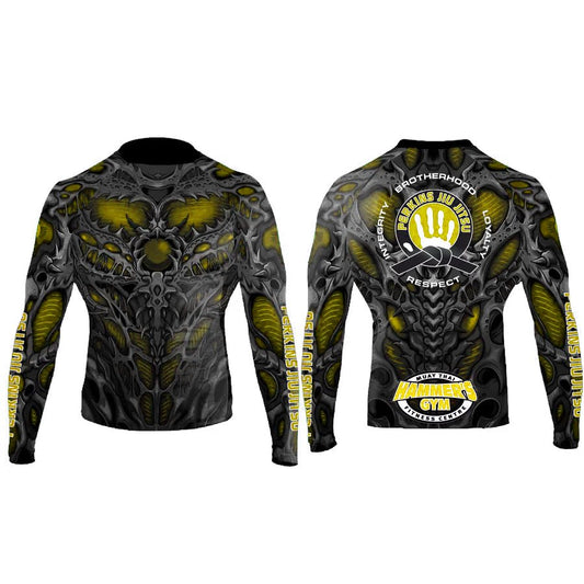 Perkins Biomechanical Junior Long Sleeve Rashguard - Raven Fightwear