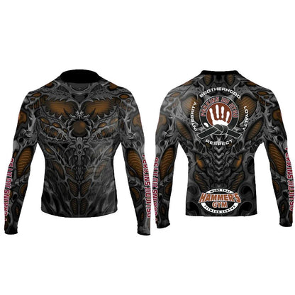 Perkins Biomechanical Men's Long Sleeve Rashguard - Raven Fightwear