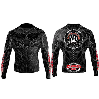 Perkins Biomechanical Men's Long Sleeve Rashguard - Raven Fightwear