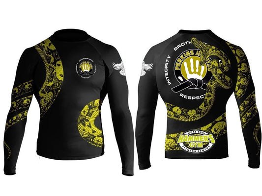 Perkins Constrictor Junior Long Sleeve Rashguard - Raven Fightwear