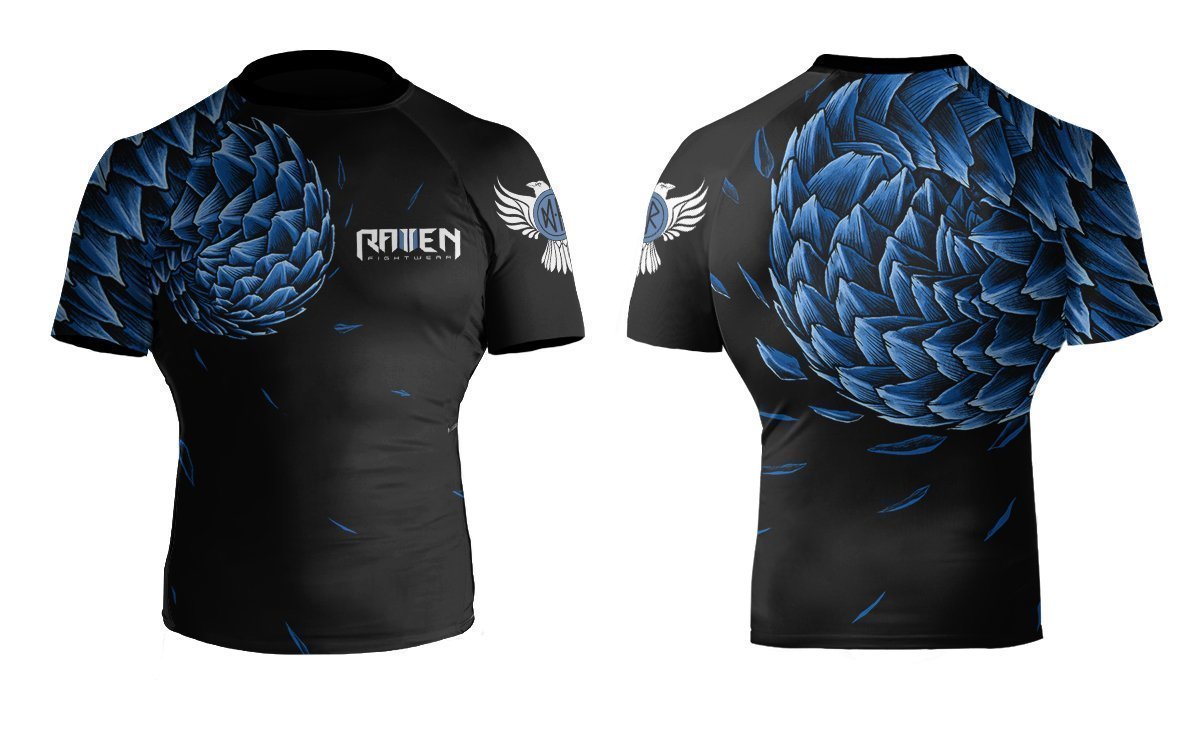 Power Pangolin Men's Short Sleeve Rashguard