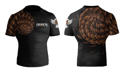 Power Pangolin Men's Short Sleeve Rashguard
