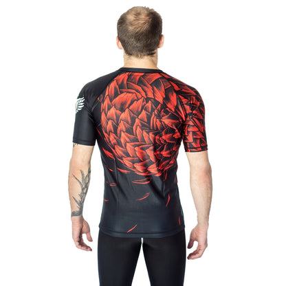 Power Pangolin Men's Short Sleeve Rashguard