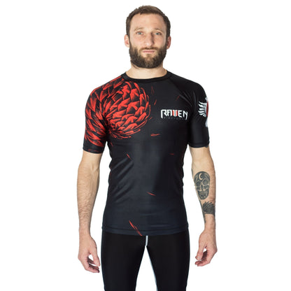 Power Pangolin Men's Short Sleeve Rashguard