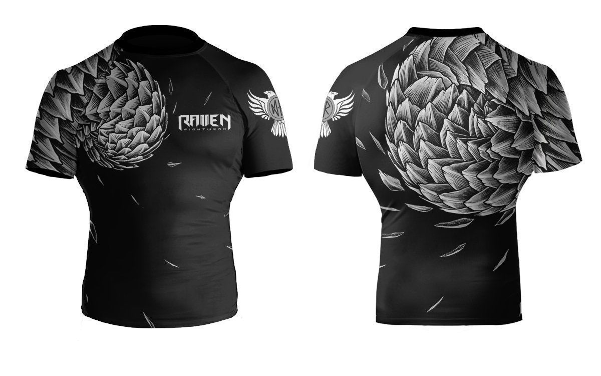 Power Pangolin Men's Short Sleeve Rashguard