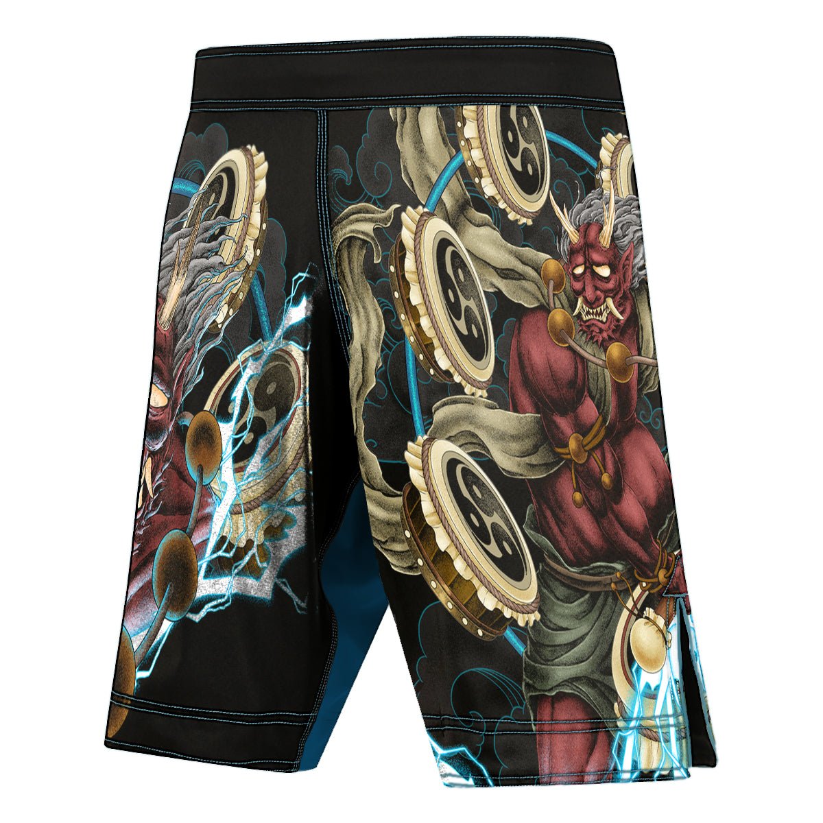 Raijin Men's Fight Shorts - Raven Fightwear