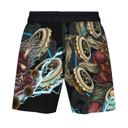 Raijin Men's Hybrid Fight Shorts - Raven Fightwear