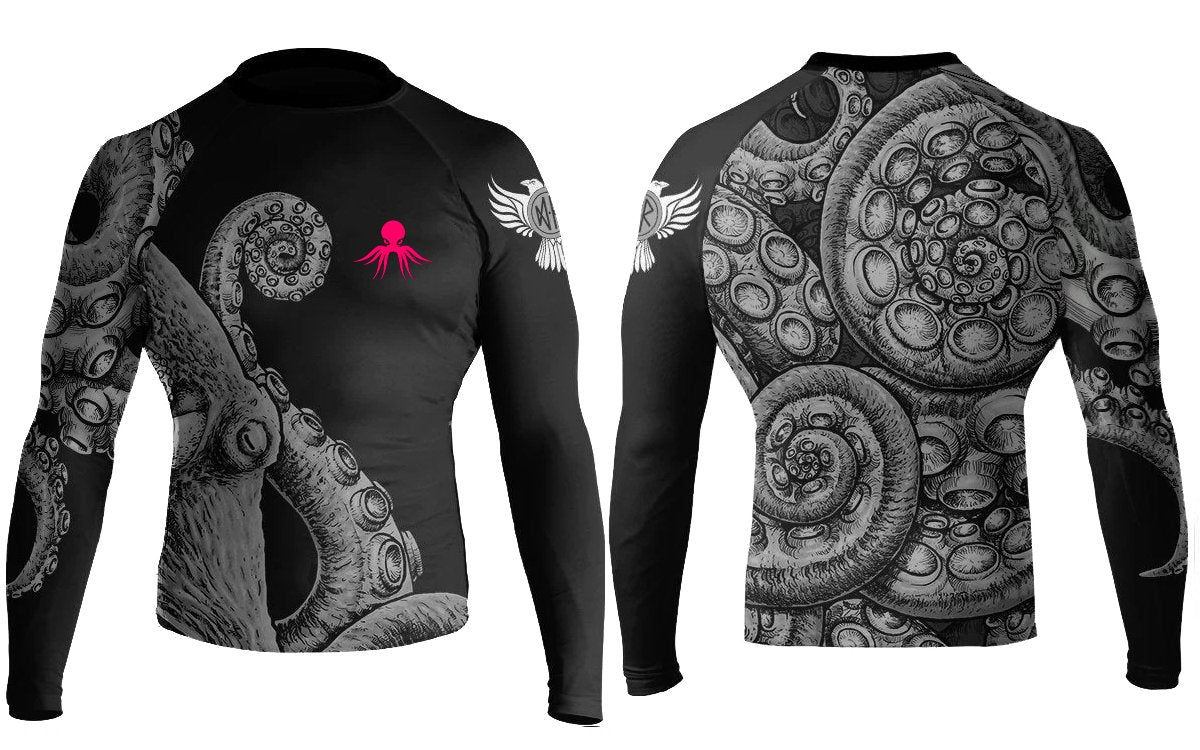 The Compound Club Junior Long Sleeve Rashguard - Raven Fightwear
