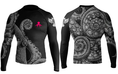 The Compound Club Junior Long Sleeve Rashguard - Raven Fightwear